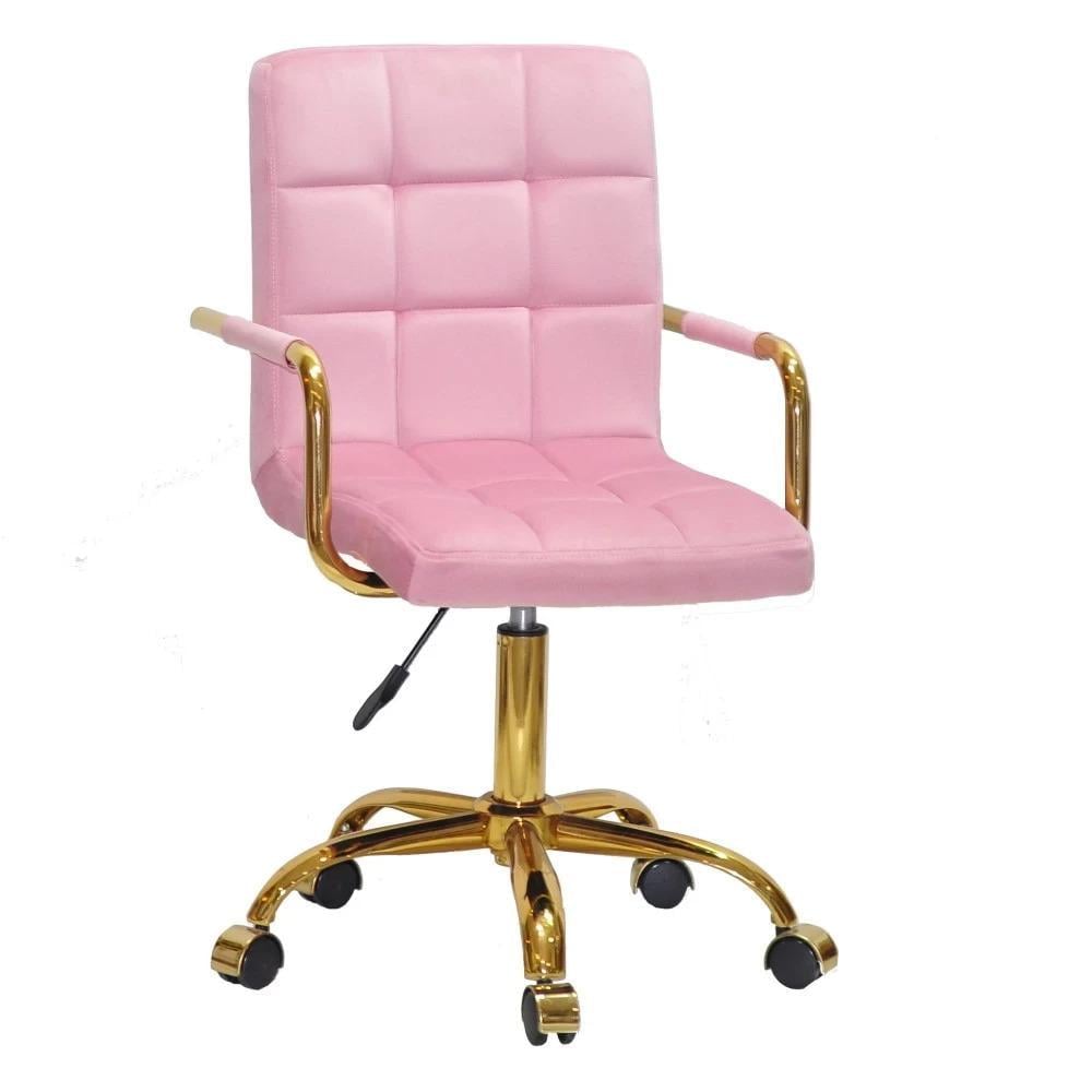 Стул TOWER ARM OFFICE GOLD бархат Фрез (900527)