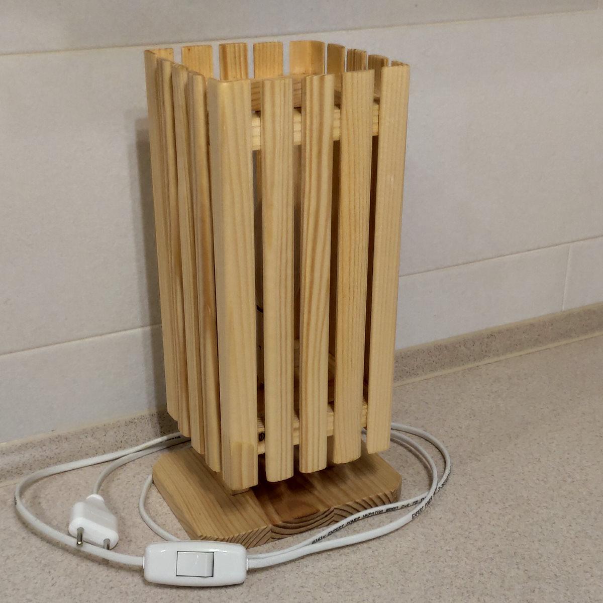 Настольная лампа/ночник из дерева (2089120236) - фото 5 Настольная лампа/ночник из дерева (2089120236) - фото 5