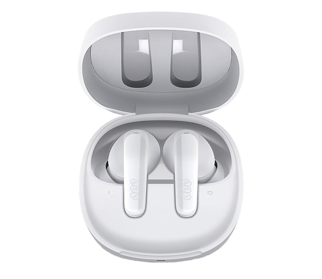 Навушники TWS QCY T13X White (507320) - фото 2