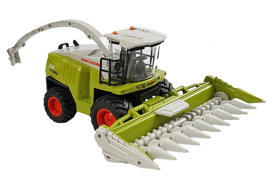 Комбайн на радиоуправлении Korody звук/аккумулятор 3,7 V/пульт 24 GHz/USB-кабель/резиновые колеса Green (158760) Комбайн на радиоуправлении Korody звук/аккумулятор 3,7 V/пульт 24 GHz/USB-кабель/резиновые колеса Green (158760)