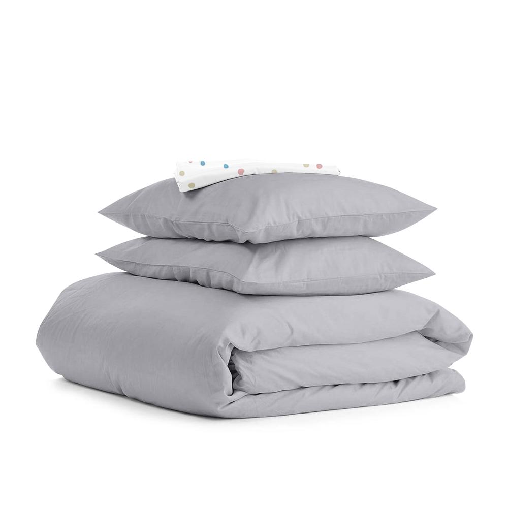 Комплект евро постельный Cosas Ranfors Grey ColorBlots 200x220 см (4822052063927)