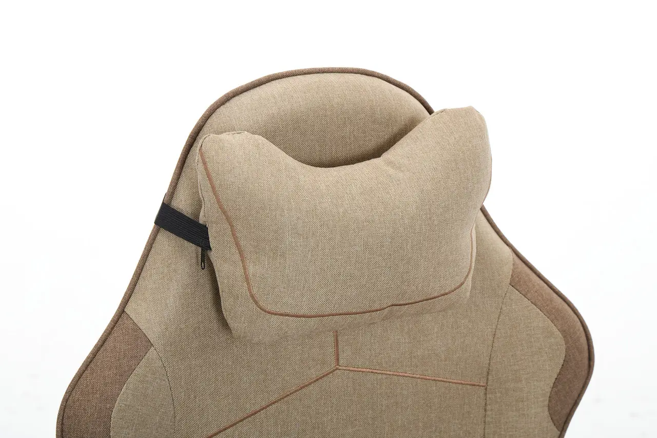 Кресло игровое компьютерное Deus ED09 текстиль с подставкой для ног Бежевый (2977) - фото 9 Кресло игровое компьютерное Deus ED09 текстиль с подставкой для ног Бежевый (2977) - фото 9