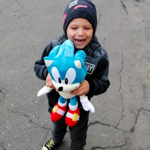 М'яка іграшка Сонік Sonic Plush 40 см - фото 2