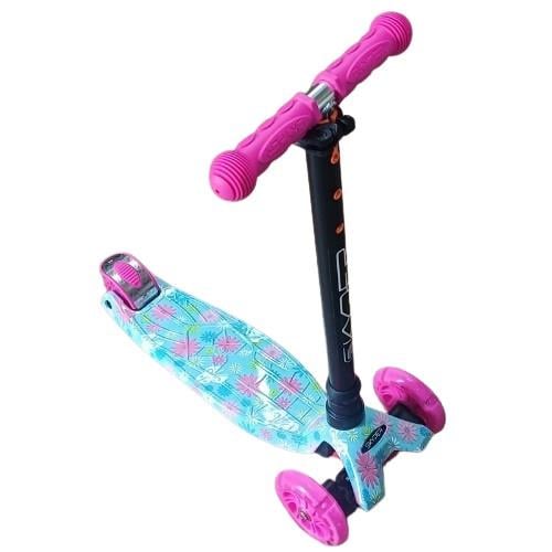 Самокат Skyper MAXI 113-64198 Цветы с розовым рулем (2976137038)