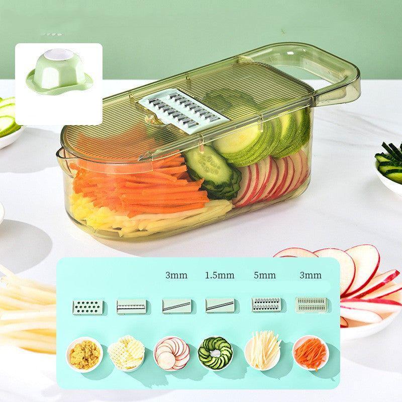 Слайсер Multifunctional Vegetable Cutter 4в1 для різання овочів і фруктів (ADDJL-75210) - фото 8