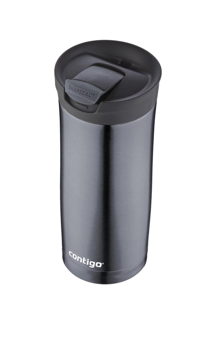 Термокружка Contigo Snapseal Huron 470 мл Gun Metal (2095637) - фото 3