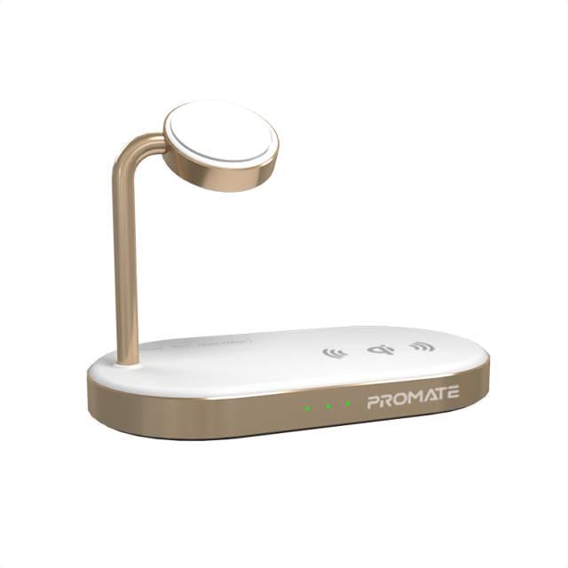Беспроводная зарядная станция Promate WavePower Gold