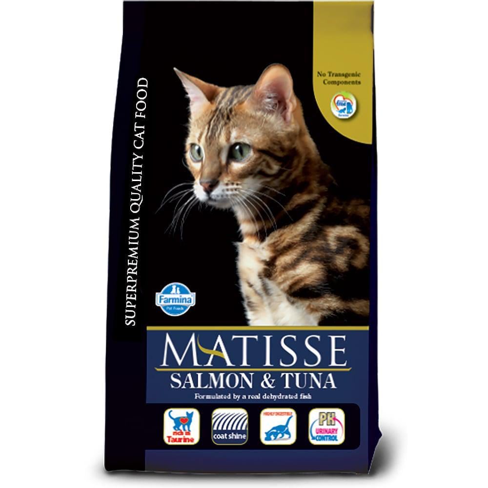 Корм для кошек взрослых Фарміна MATISSE SALMON & TUNA лосось/тунец 10 кг (50058)