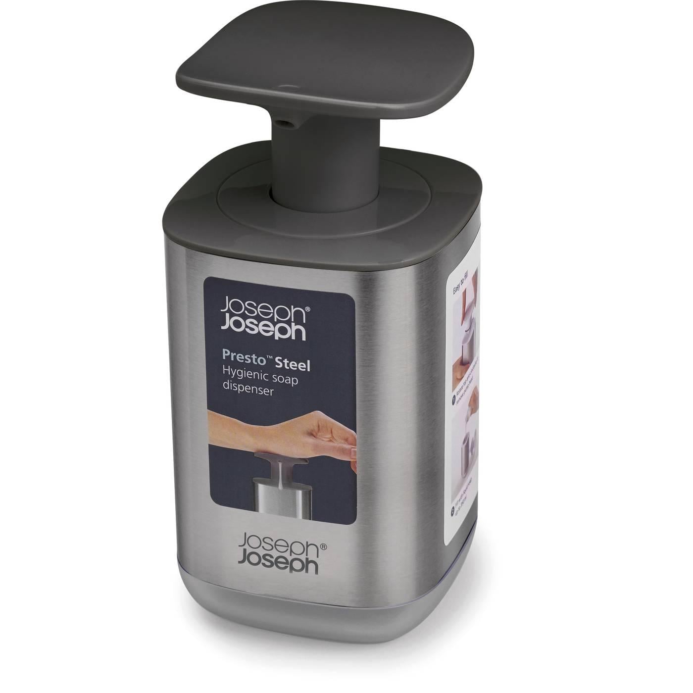 Дозатор для мыла Joseph Joseph Presto Steel Grey (85164) Дозатор для мыла Joseph Joseph Presto Steel Grey (85164)