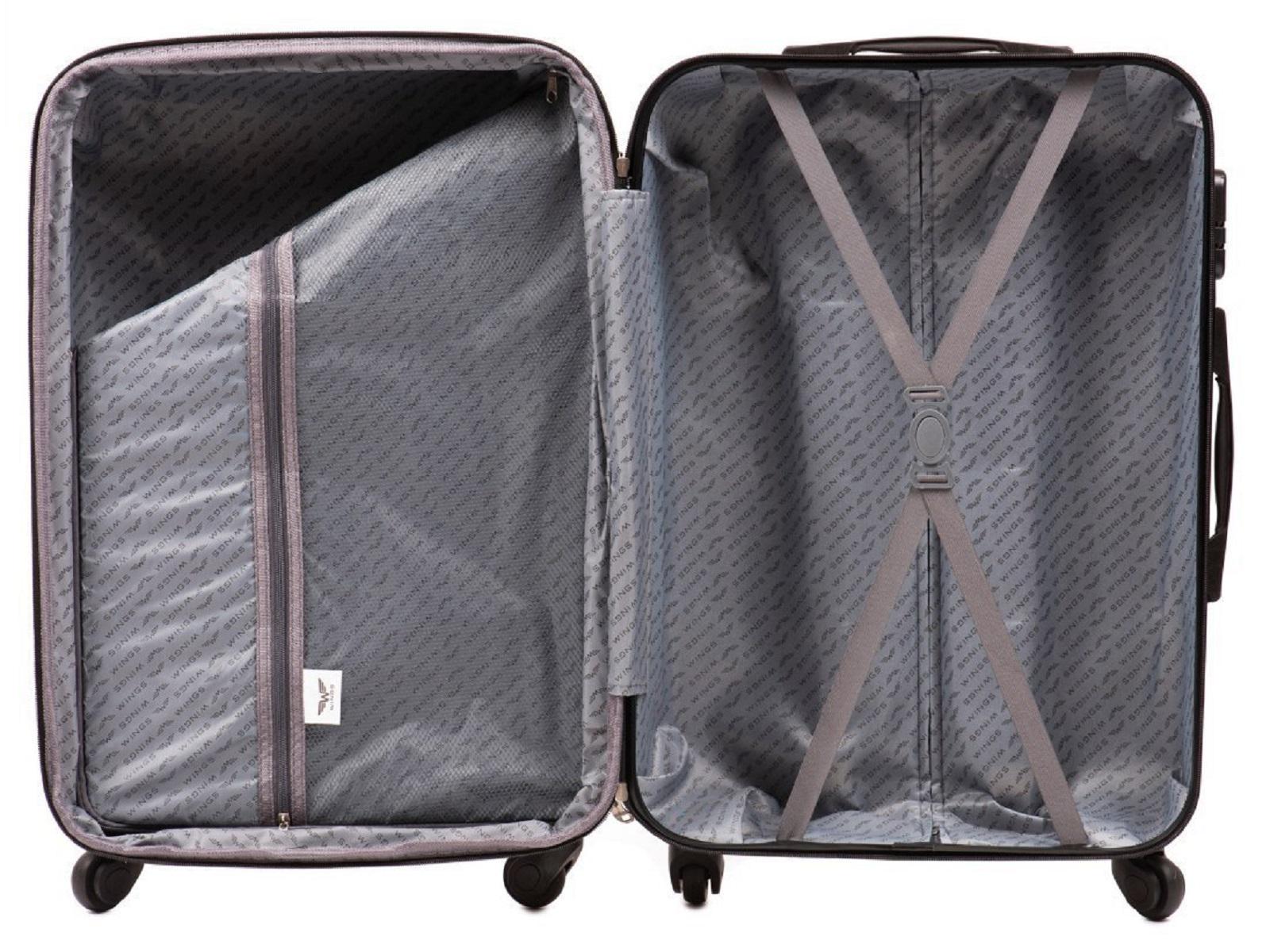 Валіза пластикова Wings 147 велика Темно-фіолетовий (Wp00294) - фото 5 Валіза пластикова Wings 147 велика Темно-фіолетовий (Wp00294) - фото 5