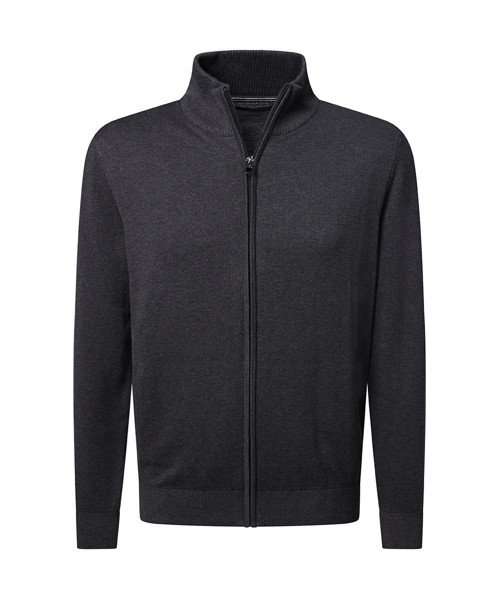 Кофта на блискавці чоловіча XL Темно-сірий (C5 51029.5064.9002-XL)