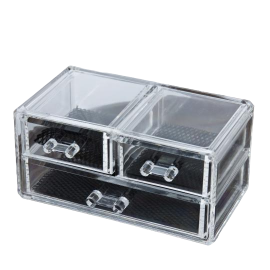 Органайзер для косметики Elisey Злата 11,5х18,5х9,5 см Прозрачный (9041-007)