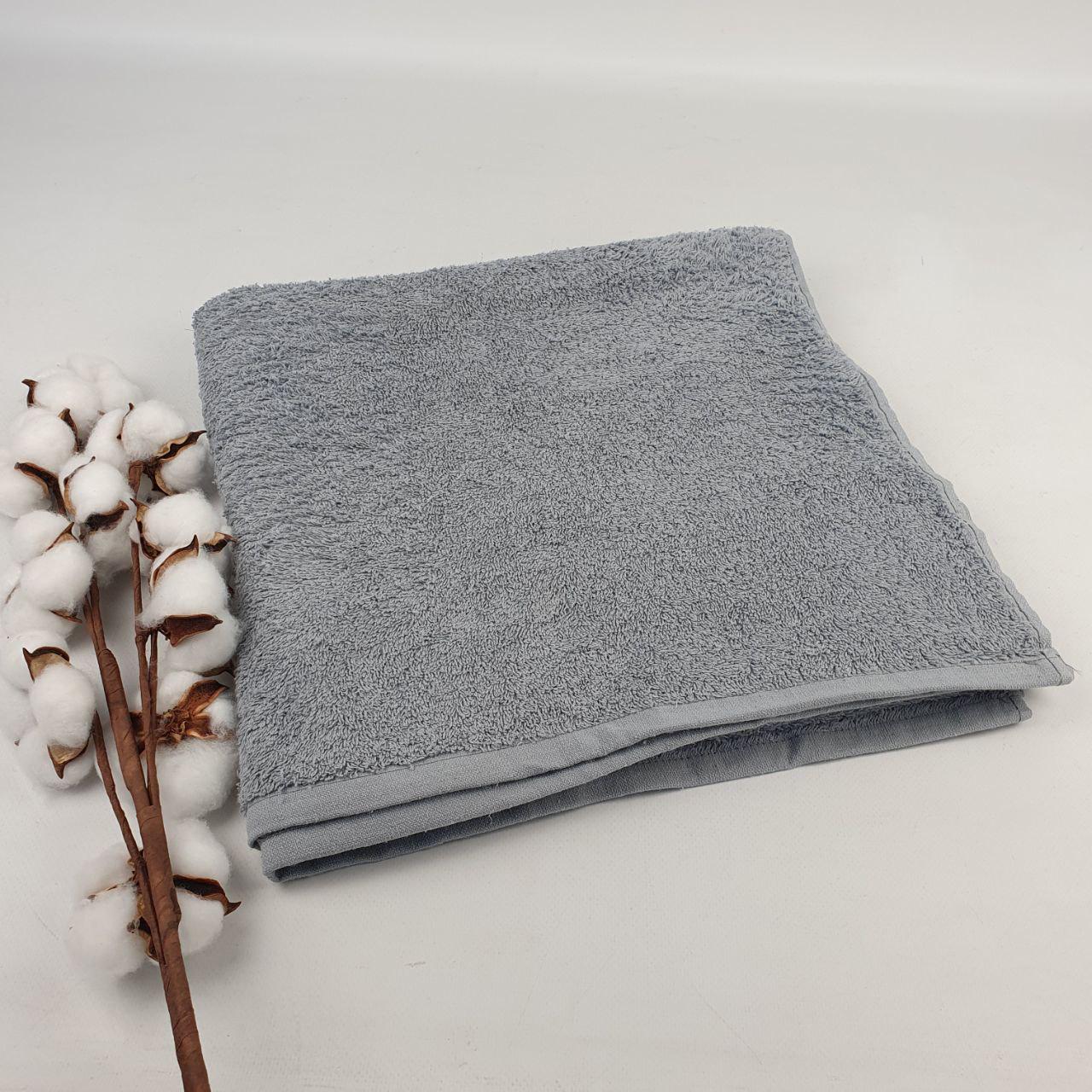 Рушник Homeline 430 г/м2 70x140 см Сірий (CN39004) - фото 1 Рушник Homeline 430 г/м2 70x140 см Сірий (CN39004) - фото 1