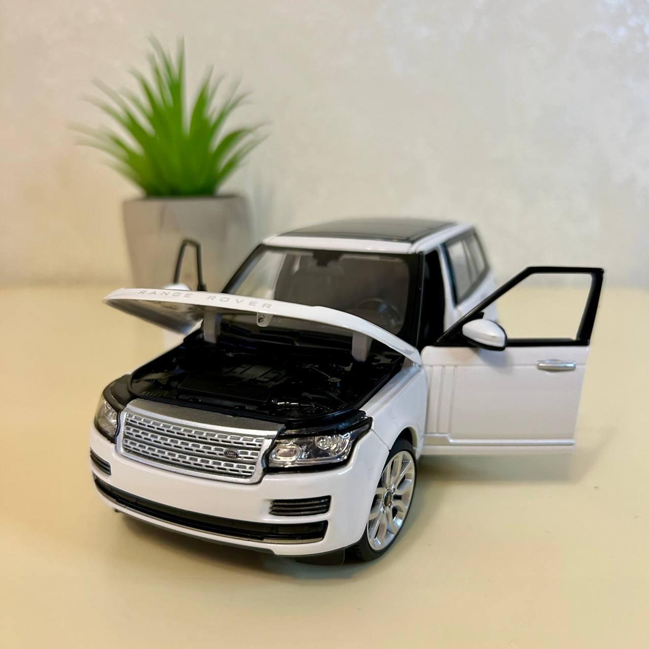 Машинка детская металлическая Rastar 56300 Land rover Range Rover 1:24 Белый (56300) - фото 5 Машинка детская металлическая Rastar 56300 Land rover Range Rover 1:24 Белый (56300) - фото 5
