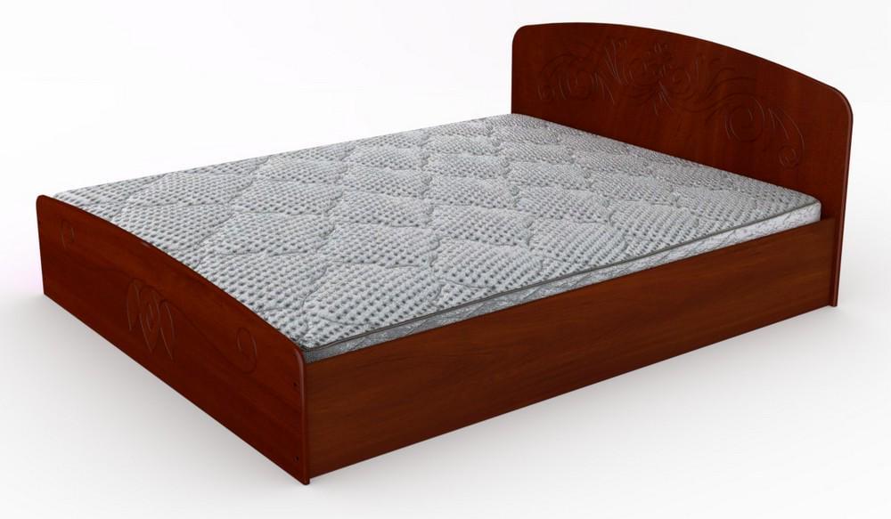 Двуспальная кровать Компанит Нежность-160 МДФ Яблоня