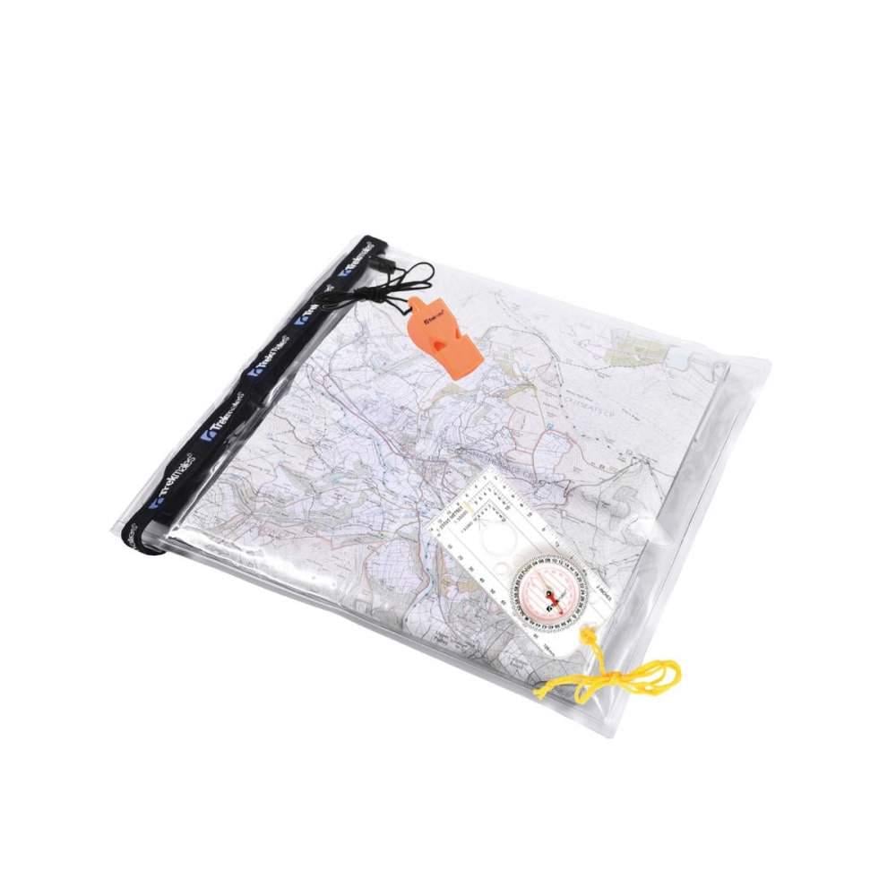 Набор гермочехол для карты и компас Trekmates Dry Map Case Compass and Whistle Set (1054-015.0171)