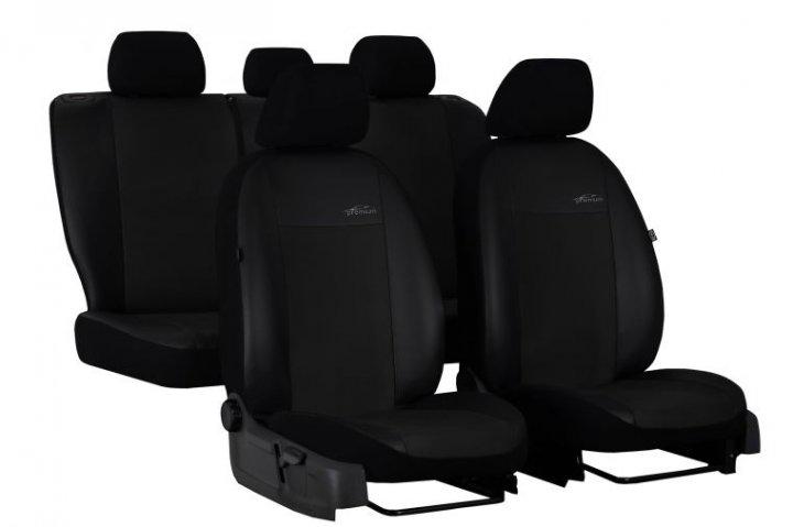Авточехлы на сиденья Pok-ter Premium Unico для Nissan Qashqai 2008-2013 с вставкой алькантара Черный (31793)