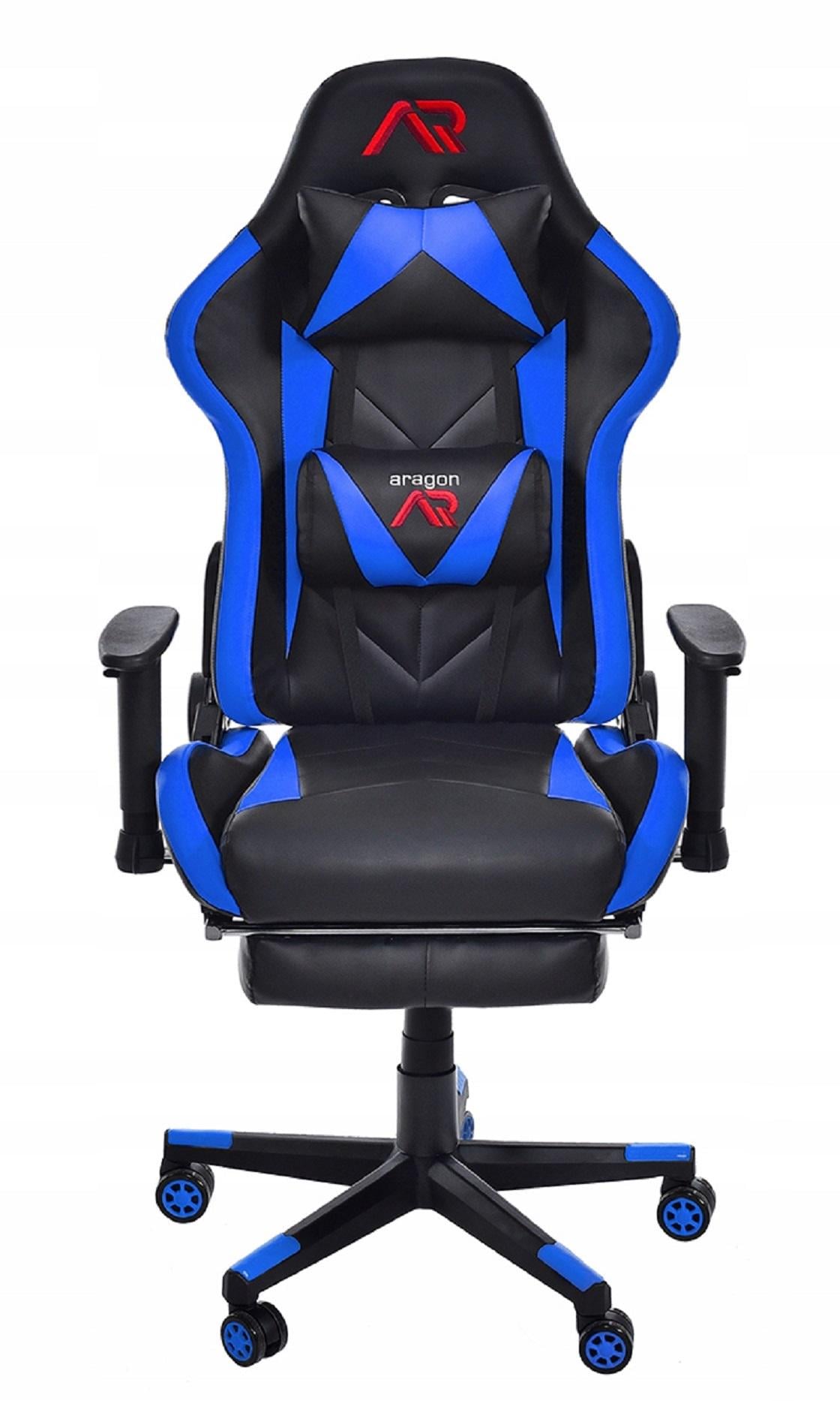 Комп'ютерне крісло Jumi Aragon Blue + килимок для миші в подарунок