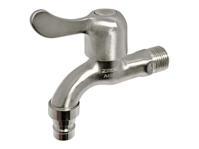 Монокран для кухни настенный Zegor SAP22-A020 1/2" Нержавеющая сталь