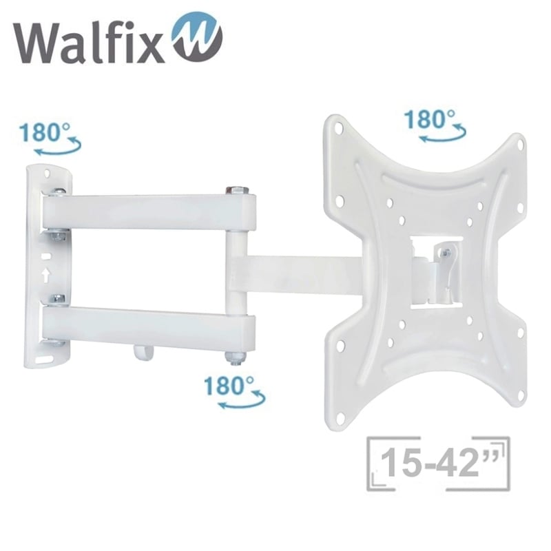 Кріплення для телевізора Walfix R-353W настінне 15-42" (tf1366) - фото 2 Кріплення для телевізора Walfix R-353W настінне 15-42" (tf1366) - фото 2