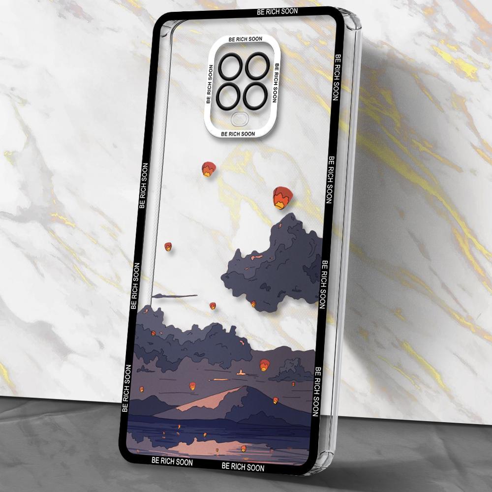 Прозрачный защитный чехол AngelEyes для Xiaomi Redmi Note 9 Pro Be Rich Soon (30046)