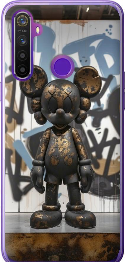 Чехол на Realme 6i Bronze kaws v2 (6098t-2059-42517)