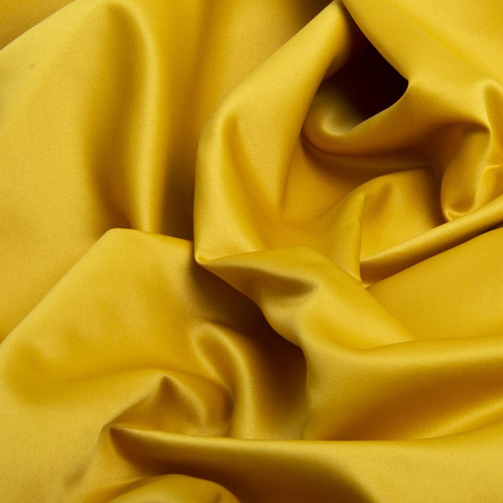 Тканина тафта весільна Гірчиця (23983)