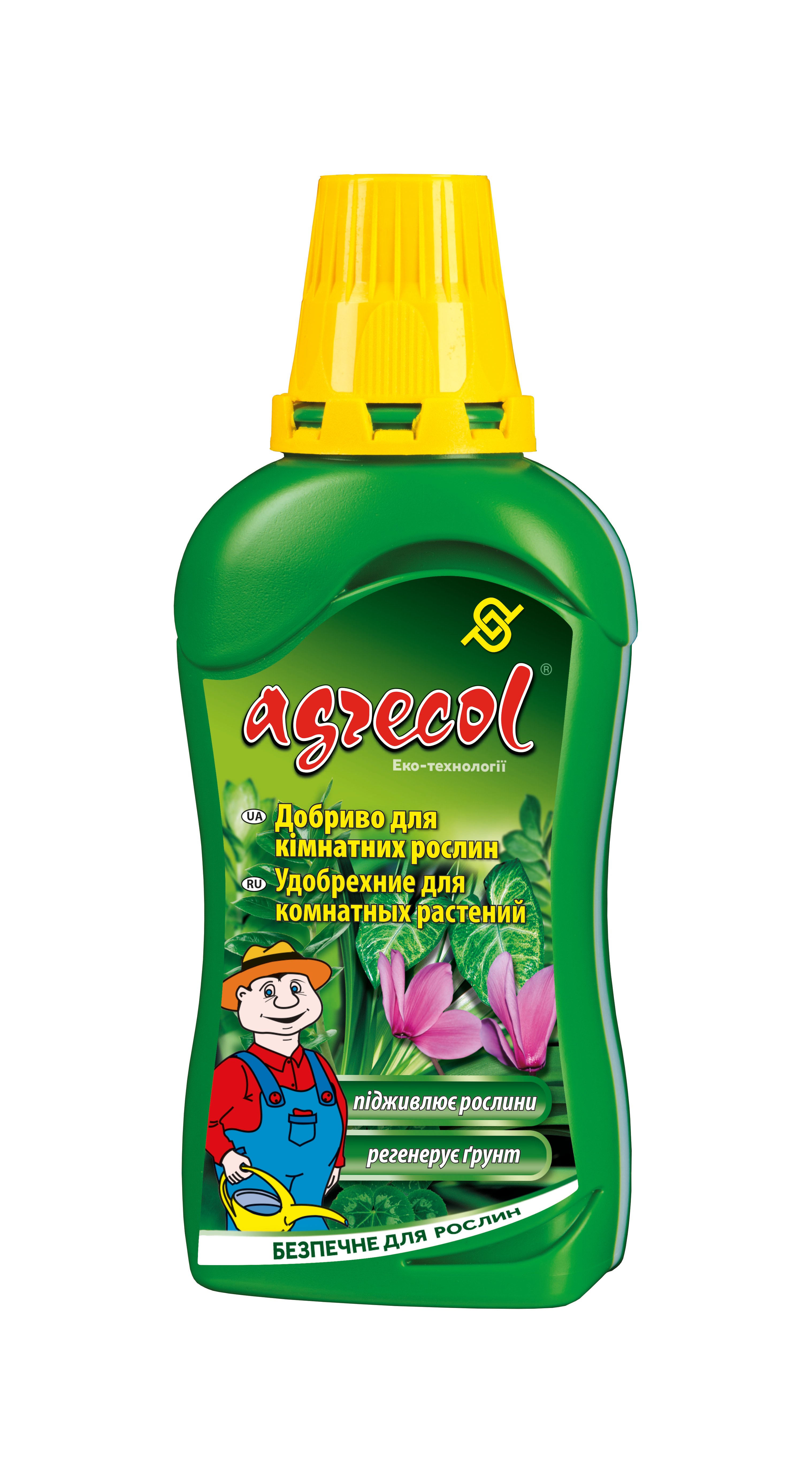 Добриво рідке органічно-мінеральне для кімнатних рослин Agrecol 0,35 л (5048) - фото 1