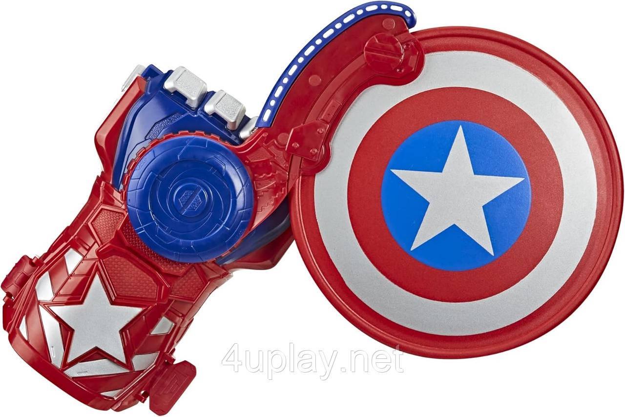 Дисковый бластер Nerf Marvel Captain America Shield Sling Дисковый бластер Nerf Marvel Captain America Shield Sling