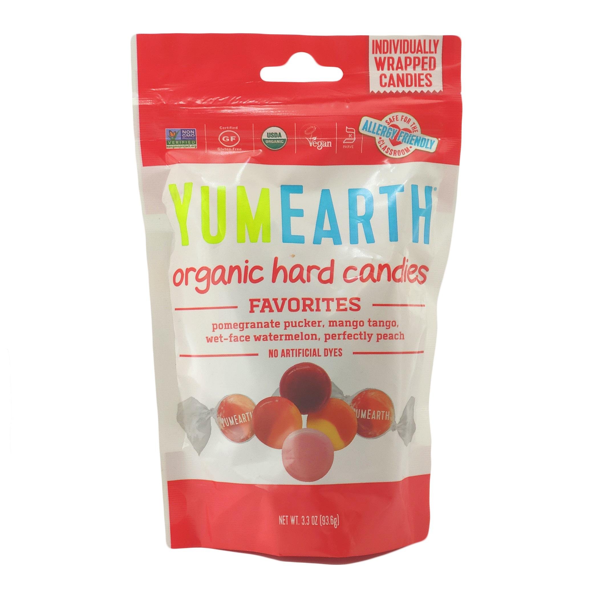 Льодяники органічні YumEarth асорті смаків 93,6 г