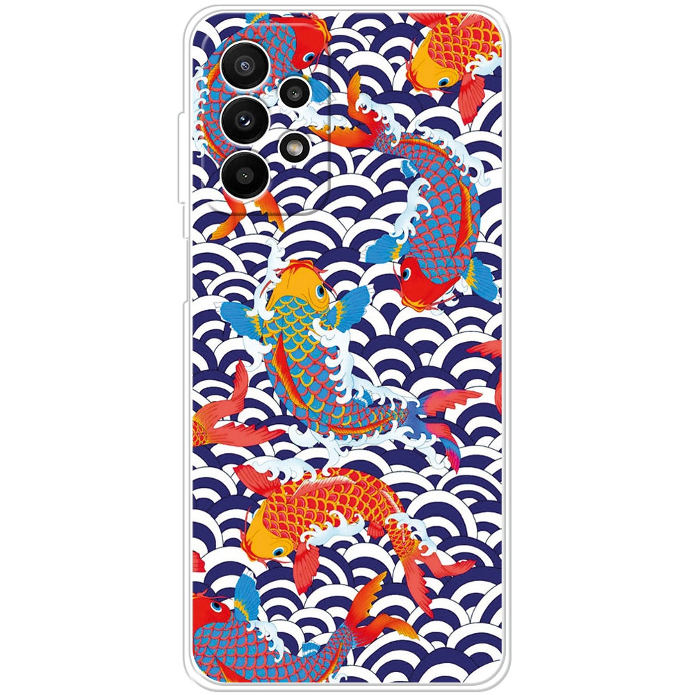 Чехол BoxFace Samsung Galaxy A23 (A235) Koi Fish Прозрачный силикон (44373-up2477-44373)
