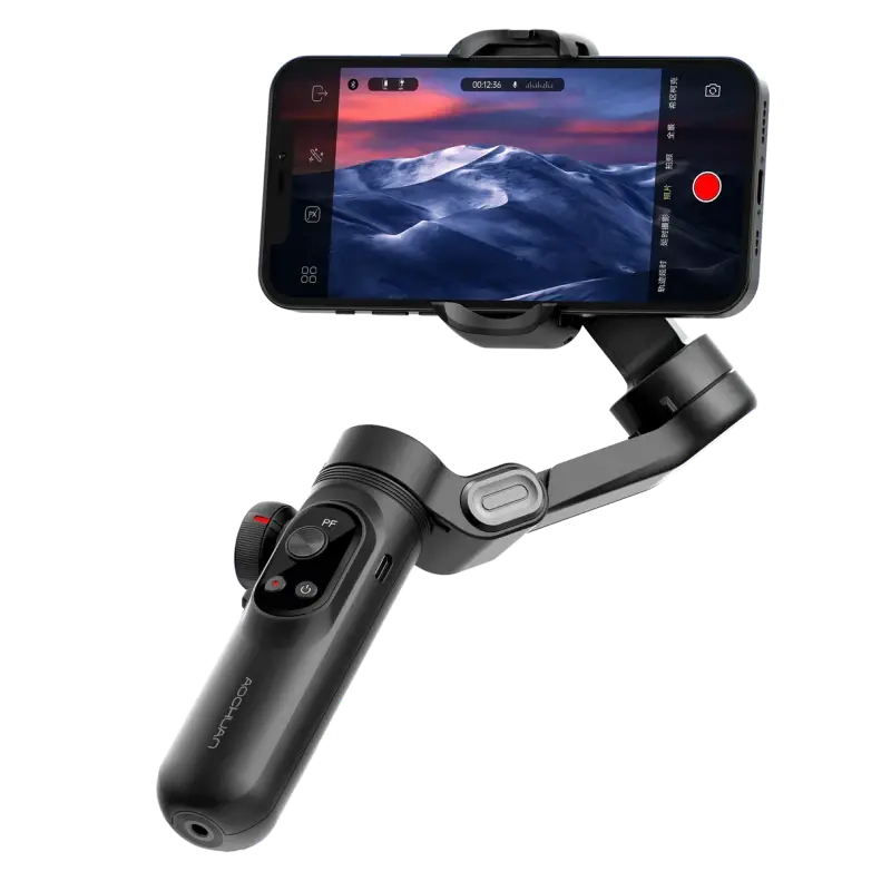 Стабілізатор триосьовий AOCHUAN Professional Gimbal Stabilizer Smartphone SMART X Pro Black