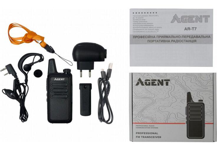 Рация Agent AR-T7 Black (13571) - фото 7