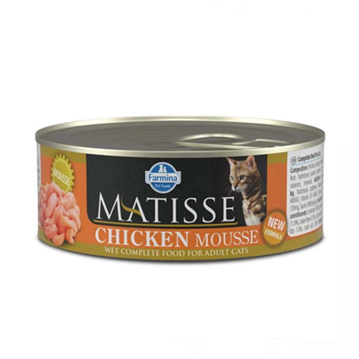 Консерва для кошек Farmina Matisse Cat Mousse Chicken с курицей/паштет 85 г (162038)