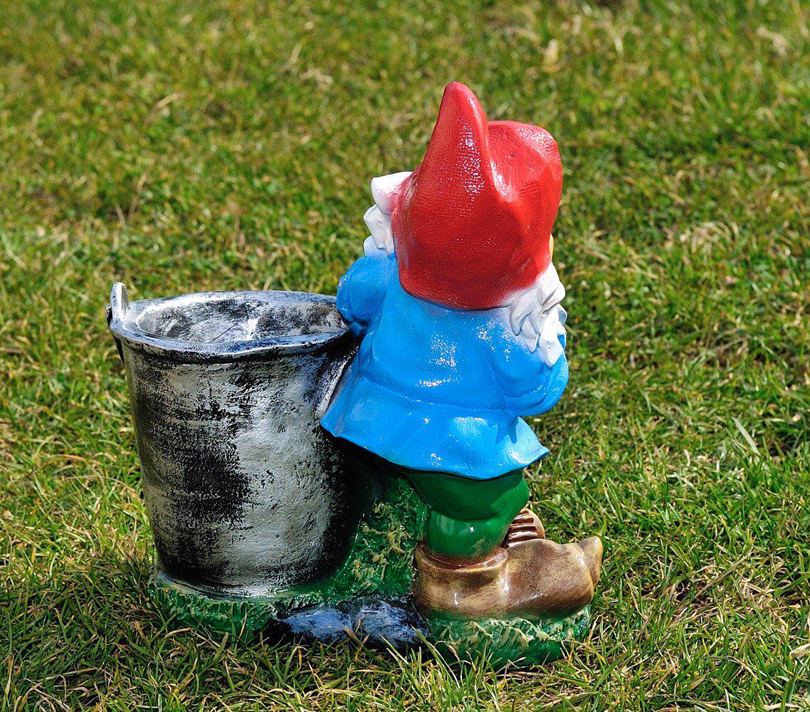 Подставка для цветов Гном поливальщик 31 см (179) - фото 5 Подставка для цветов Гном поливальщик 31 см (179) - фото 5