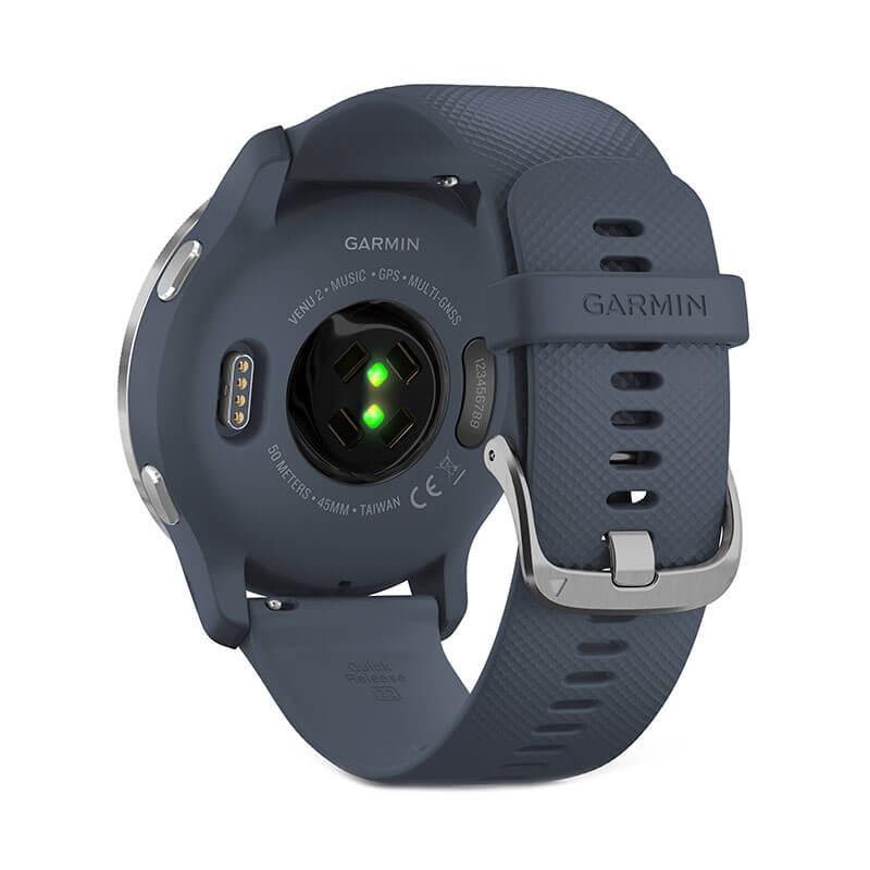 Спортивные часы GARMIN Venu 2 Silver/Granite blue - фото 4