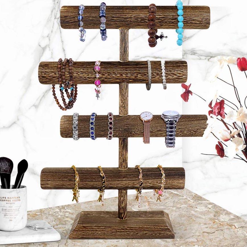 Органайзер для браслетів та годинників з дерева Нармада Сепія (ПБЧ-000608) Органайзер для браслетів та годинників з дерева Нармада Сепія (ПБЧ-000608)