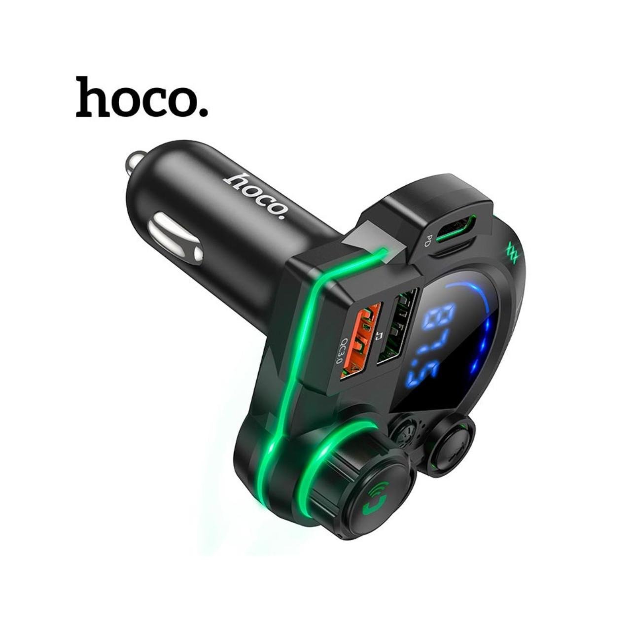 ФМ-модулятор для авто Hoco DFM01 Legend Bluetooth з 2 USB портами (29520393) - фото 3 ФМ-модулятор для авто Hoco DFM01 Legend Bluetooth з 2 USB портами (29520393) - фото 3