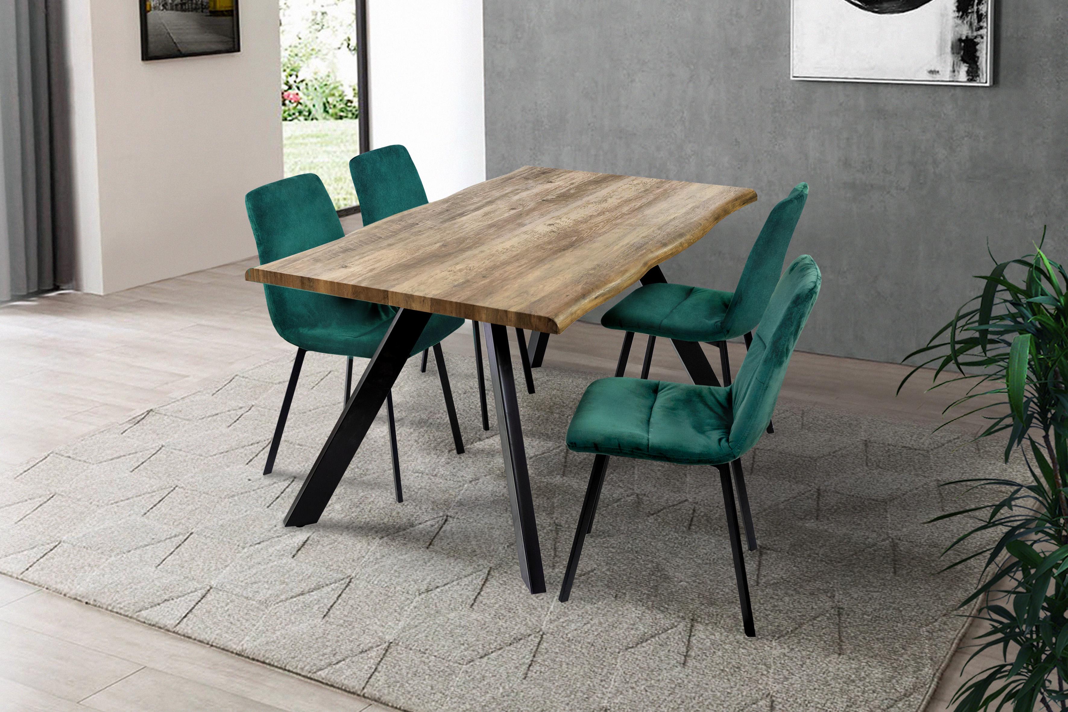 Обеденный стол Грейс Метрополь искусственный шпон МДФ 1600х900х760 мм Черный (GAА0054748) - фото 8 Обеденный стол Грейс Метрополь искусственный шпон МДФ 1600х900х760 мм Черный (GAА0054748) - фото 8