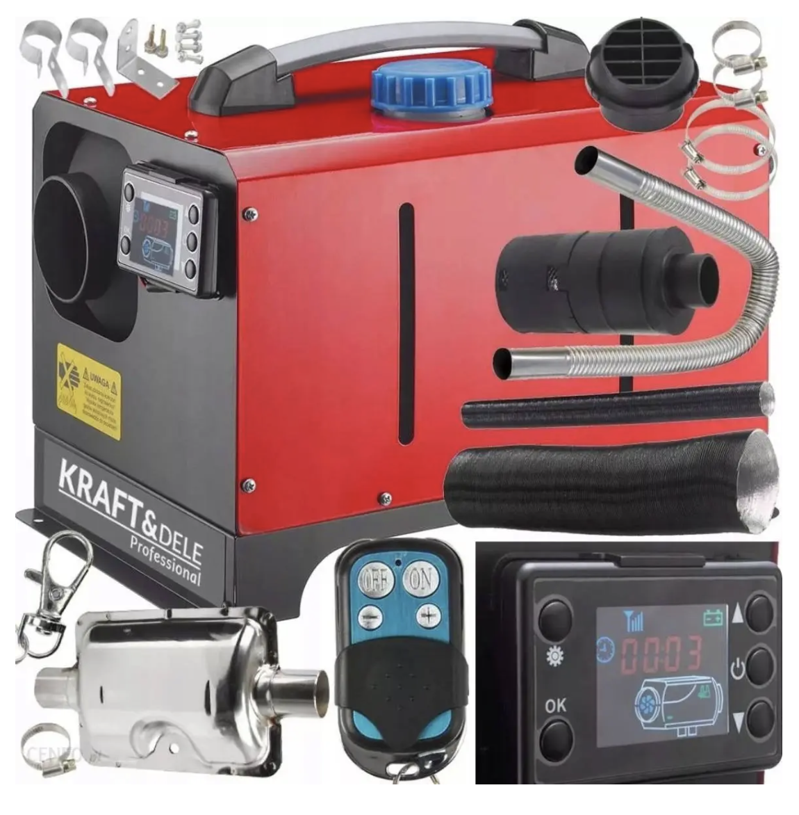 Нагрівач автономний дизельний WEBASTO Kraft Dele 8 кВт/12V/230 V (KD11780) - фото 7 Нагрівач автономний дизельний WEBASTO Kraft Dele 8 кВт/12V/230 V (KD11780) - фото 7