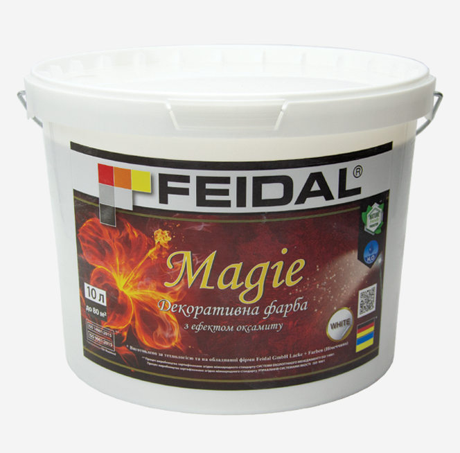 Краска декоративная Feidal Magie 10 л Белый