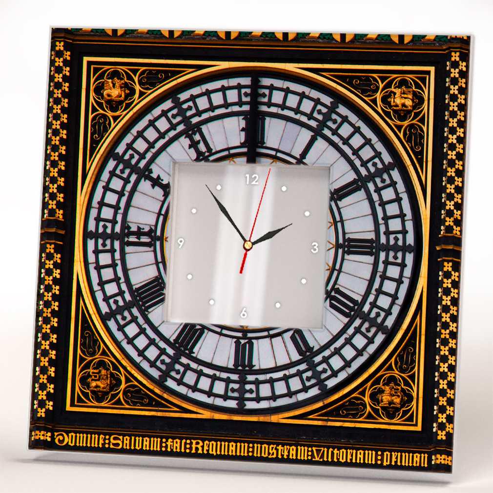 Часы настенные WonderCloud биг бэн 260x260 мм (C03841)