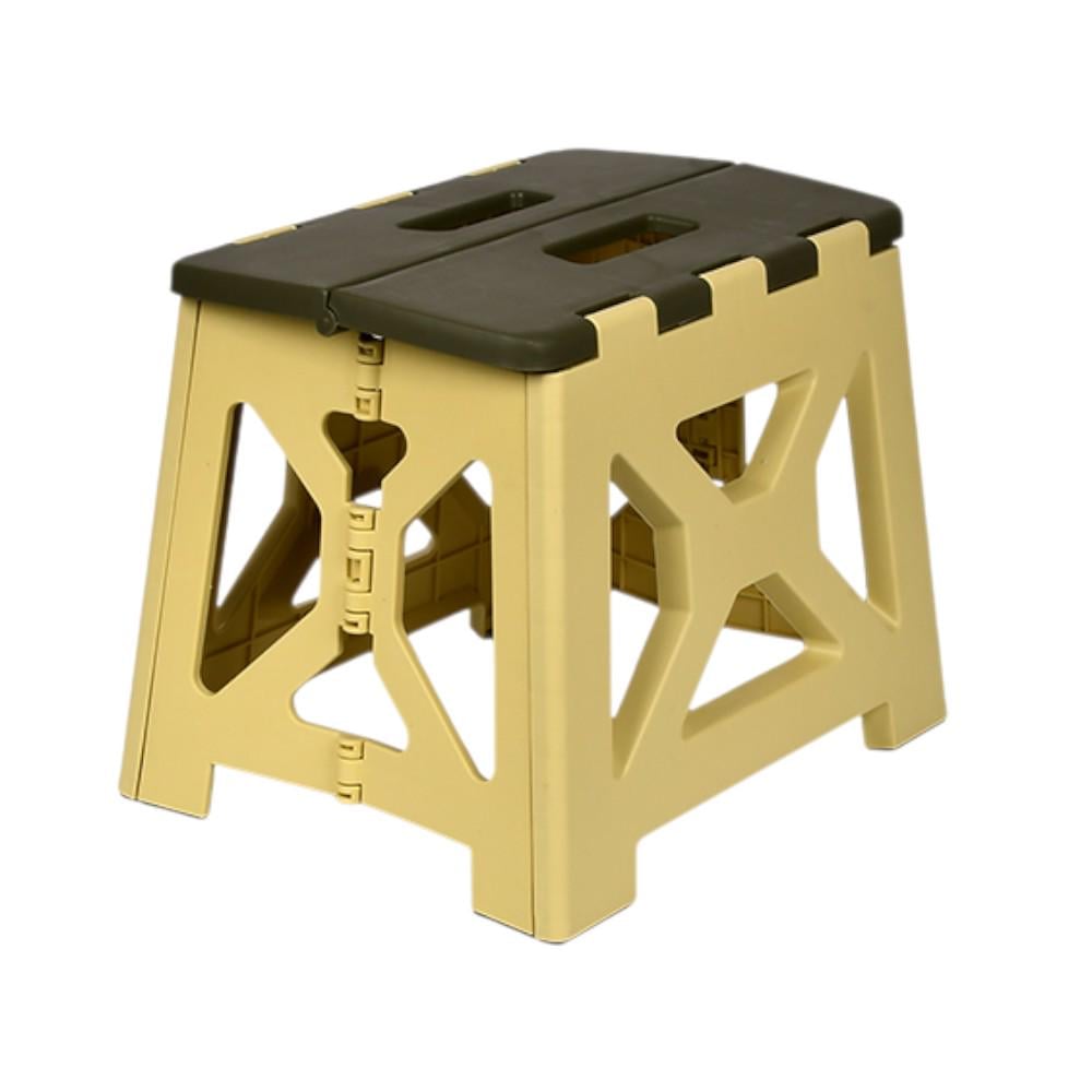 Стул раскладной R94728 21х30,5х33 см Желтый/Темно-зеленый (R94106-S)