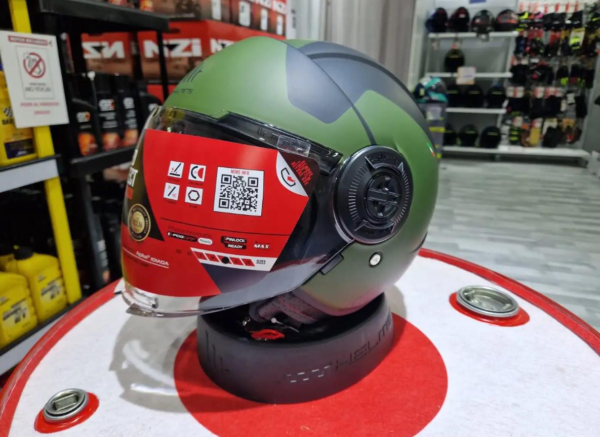 Мотошлем MT HELMETS VIALE SV Beta A6 M Matt Green (26480) Мотошлем MT HELMETS VIALE SV Beta A6 M Matt Green (26480)