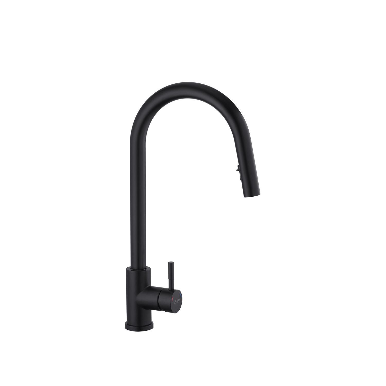 Змішувач для кухні з висувним виливом KRP Edelstahl Klassisch (SCH03915)