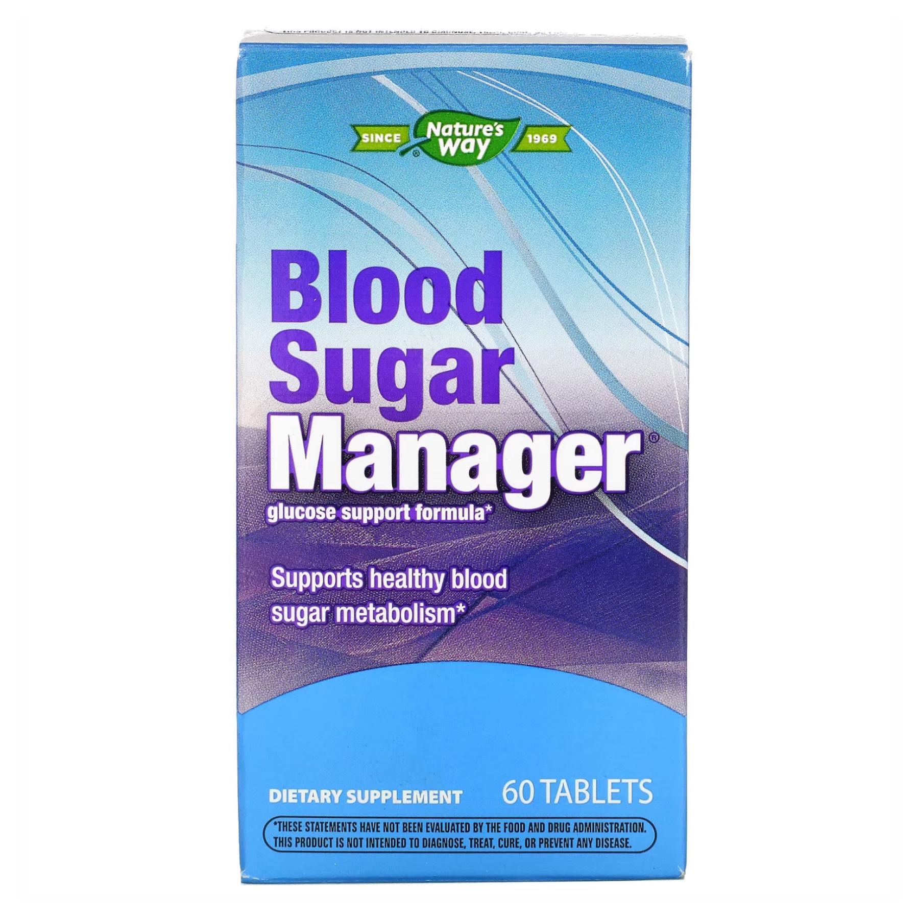 Натуральная добавка Blood Sugar Manager 60 tabs (2022-10-1070)