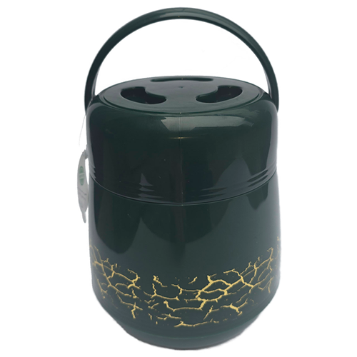 Термос пищевой Stenson со стеклянной колбой 1 л Dark Green (A610/MT-0780)