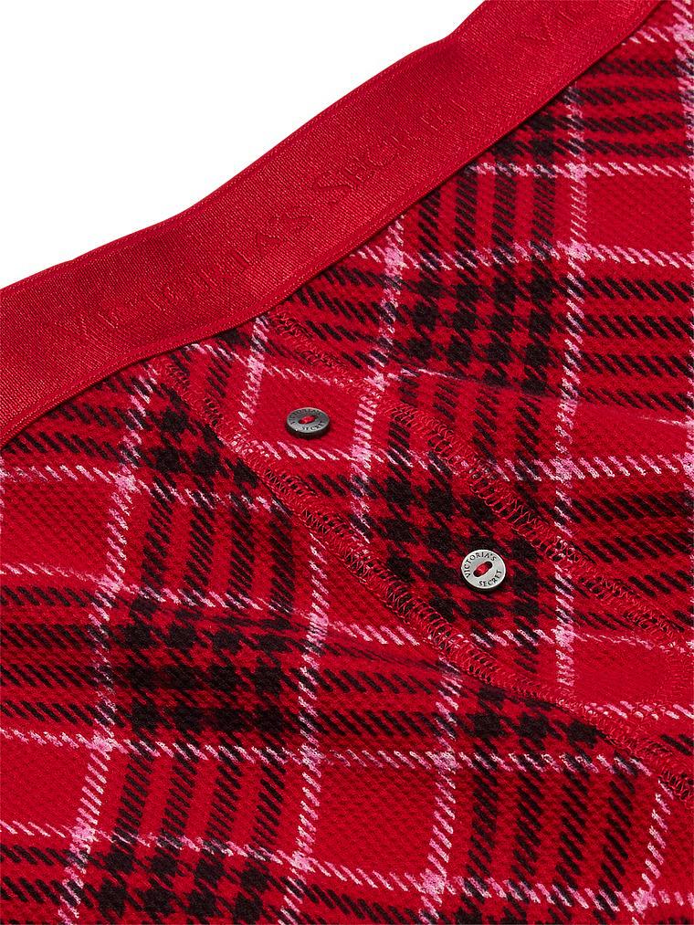 Піжама бавовняна Victoria's Secret Thermal Long Pajama Set Regular L Червоний (26935715) - фото 4 Піжама бавовняна Victoria's Secret Thermal Long Pajama Set Regular L Червоний (26935715) - фото 4