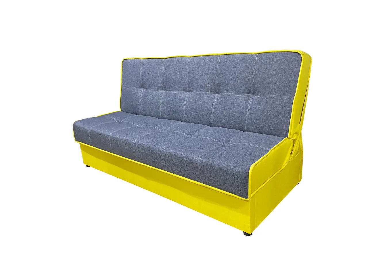 Диван Лукас 190х98 см Серый с желтым (25484762) - фото 1