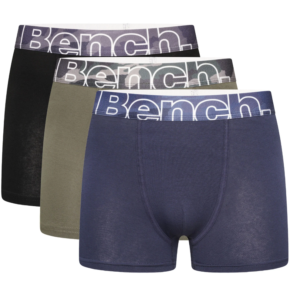 Набір трусів боксерів чоловічих анатомічних Bench Underwear Boxer Shorts 3 шт. S (24335465)
